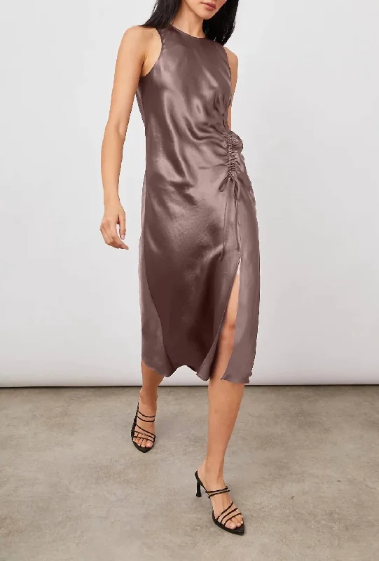 Gabriella Dress In Nutmeg Lightweight unclassified dresses