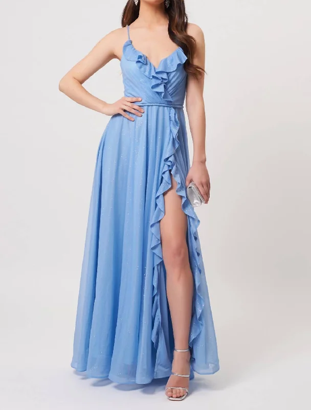 Chiara Dress In Pale Blue Tulle unclassified dresses