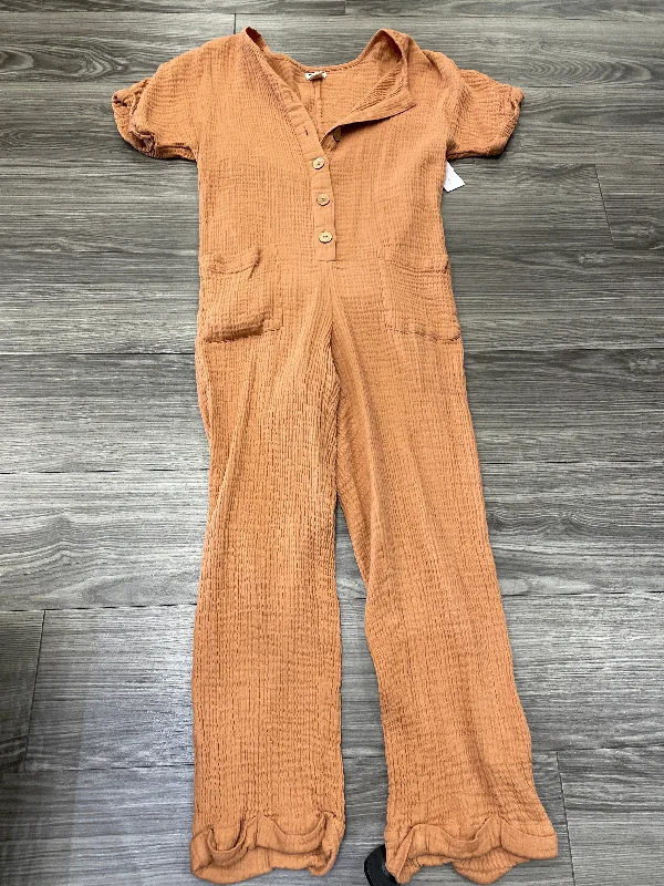 Jumpsuit By Billabong In Orange, Size: S Office unclassified dresses