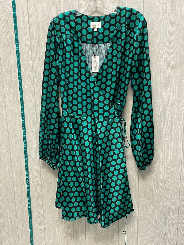Dress Designer By Milly In Polkadot Pattern, Size: L Party unclassified dresses