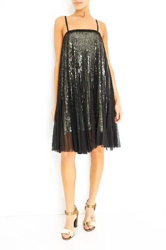 Layer Dress In Black Halter unclassified dresses