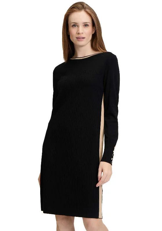 Betty Barclay Knit Jumper Dress, Black Tulle unclassified dresses