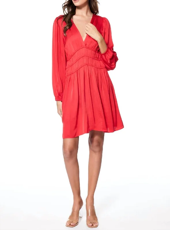 Salome Dress in Rebel Red Lightweight unclassified dresses