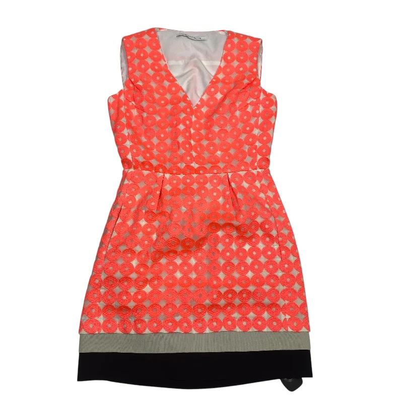 Dress Designer By Diane Von Furstenberg In Pink & White, Size: S Trendy new unclassified dresses