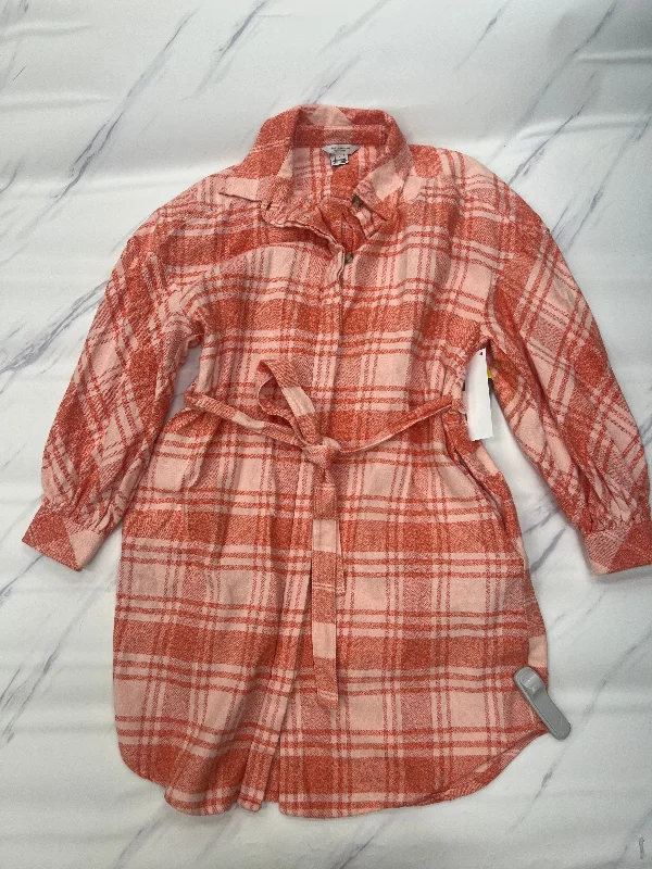 Dress Designer By French Connection In Plaid, Size: S Wedding guest unclassified dresses