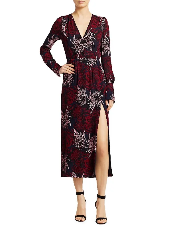 Bailey Dress In Midnight Pink Red Bright color unclassified dresses