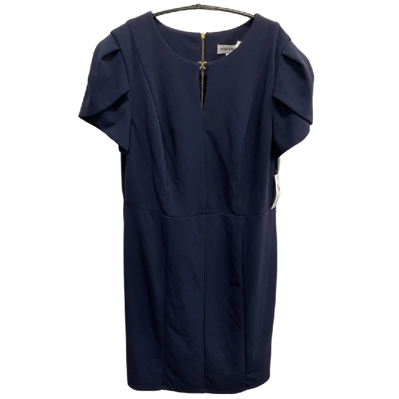 Dress Work By Shelby And Palmer In Navy, Size: Xl Designer unclassified dresses