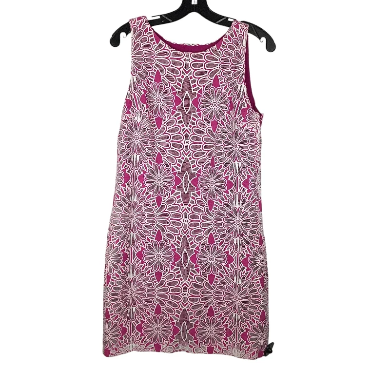 Dress Designer By Badgley Mischka In Pink, Size: 4 Beach unclassified dresses