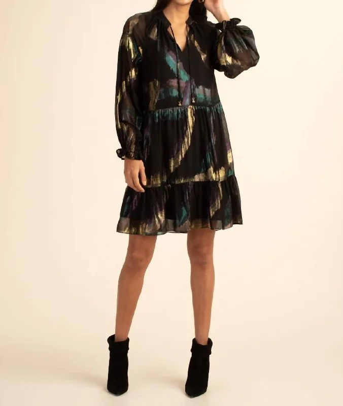 Rhapsodic Dress In Black Long sleeve unclassified dresses