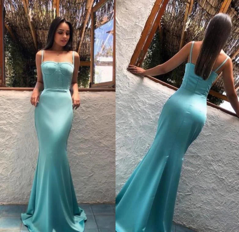 Prom Dresses Mermaid Long Straps Fashionable Modern Evening Dresses Sexy maxi dresses
