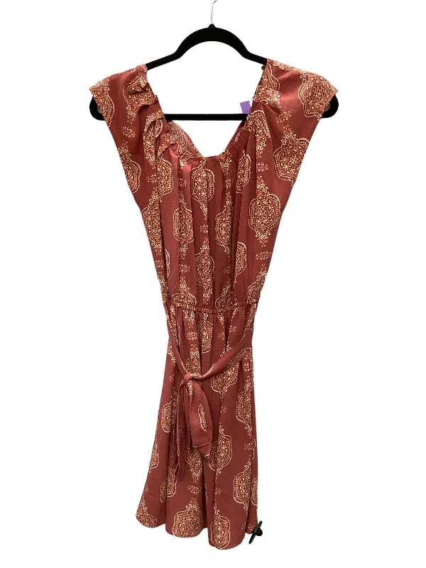 Pink Dress Casual Short Lc Lauren Conrad, Size S--Pleated Mini Skirt