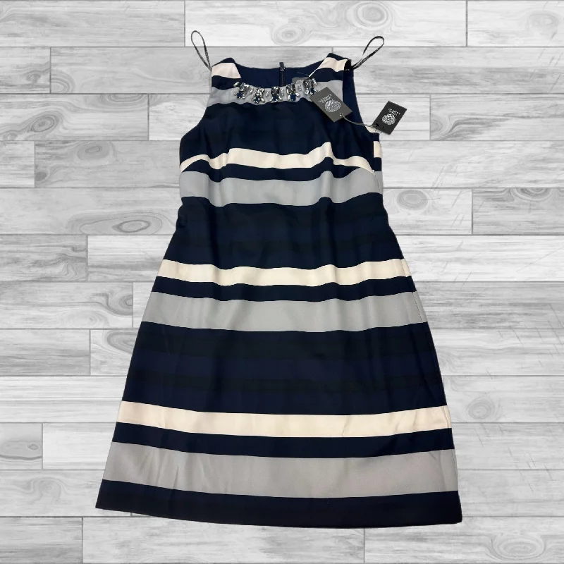 Striped Pattern Dress Casual Short Vince Camuto, Size S--Bold Mini Skirt