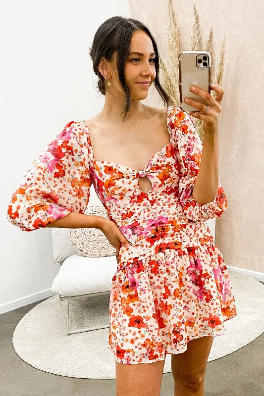 Whitney Mini Dress Pink--Classic Denim Mini