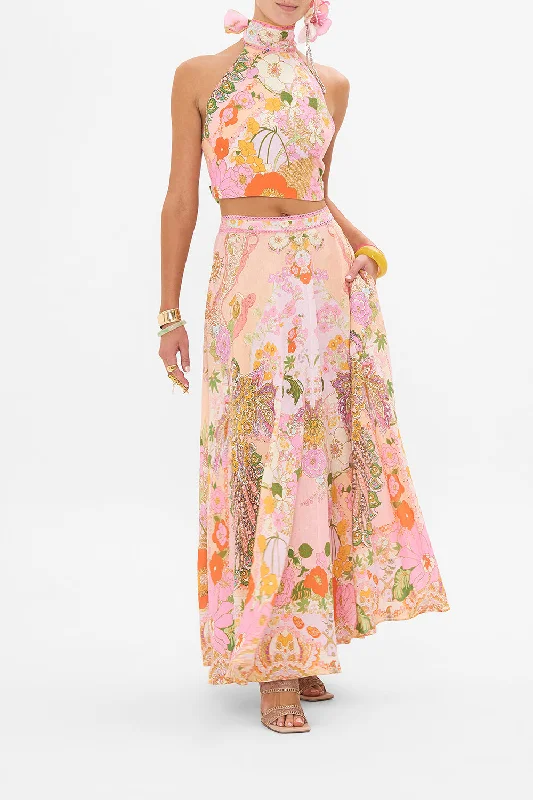 MAXI CIRCLE SKIRT CLEVER CLOGS Comfortable Maxi Skirt